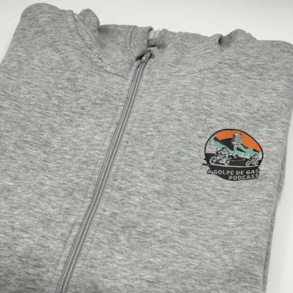 Sudadera "Hotter than an Exhaust Pipe" con cremallera - Imagen 3