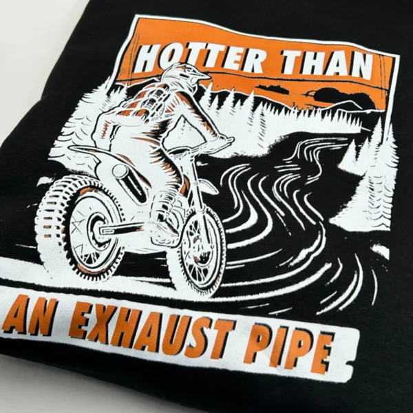 Sudadera sin capucha "Hotter than an Exhaust Pipe" - Imagen 4