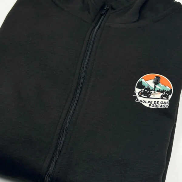 Sudadera "Hotter than an Exhaust Pipe" con cremallera - Imagen 4