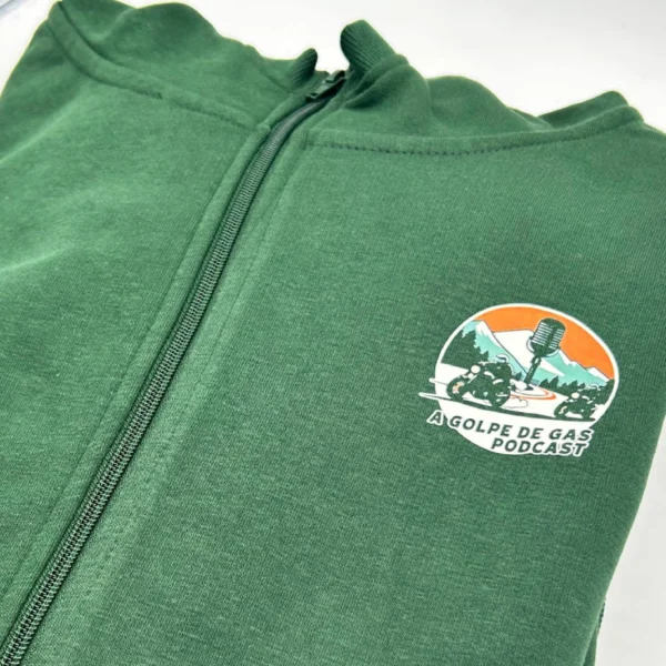 Sudadera "Hotter than an Exhaust Pipe" con cremallera - Imagen 2